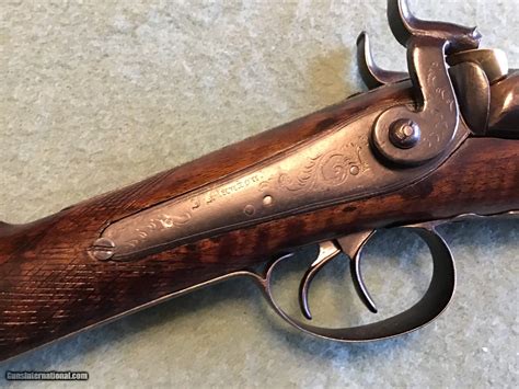 Manton Pre-1892 No Ffl RequiredVery Worn From Age And Use. . Manton double barrel percussion shotgun